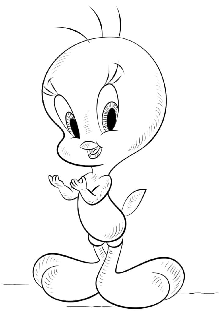 Adorable Titi coloring page