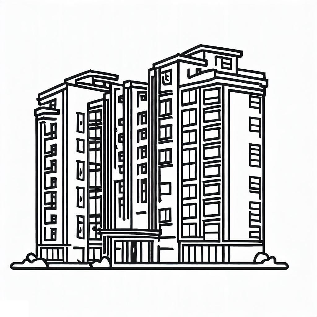 Appartement 1 coloring page