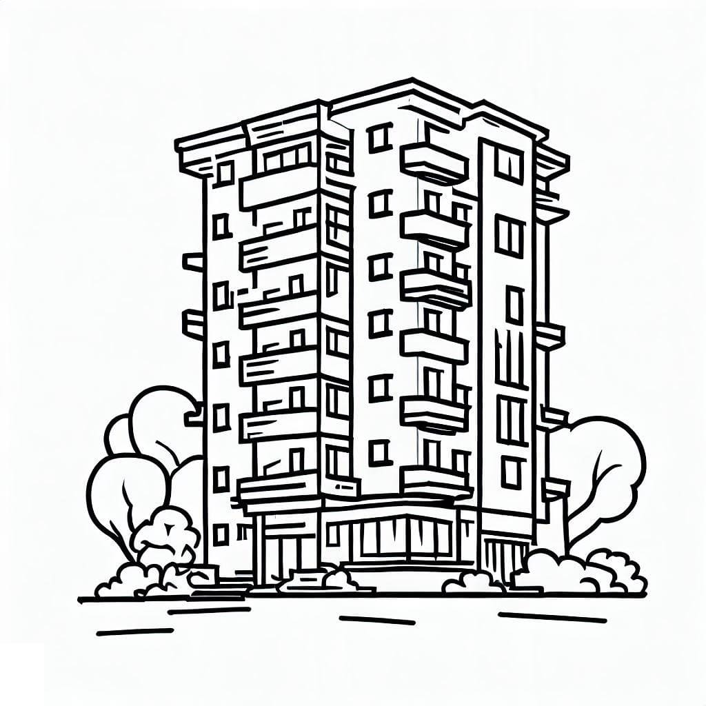 Coloriage Appartement