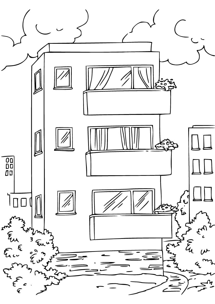 Appartement Normal coloring page