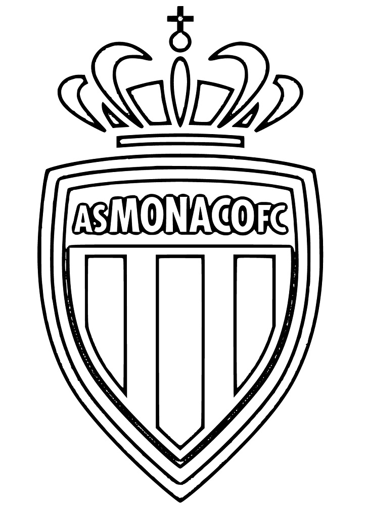 Coloriage Association Sportive de Monaco Football Club