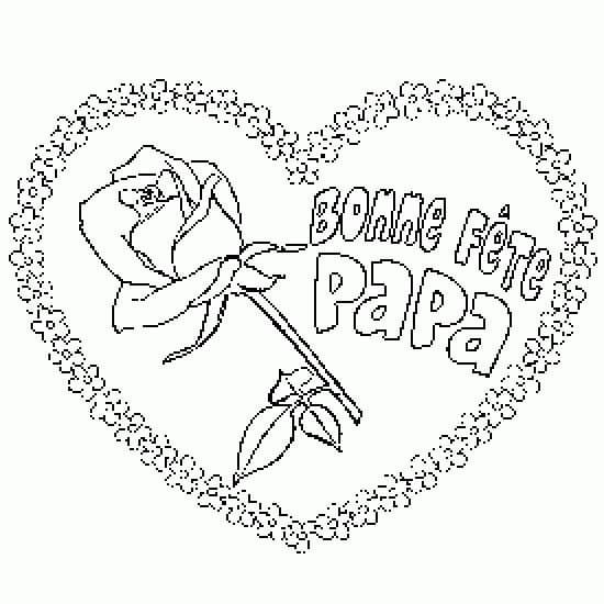 Bonne Fête Papa 2 coloring page