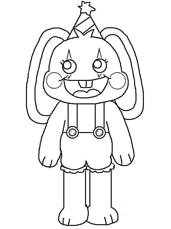 Coloriage Bunzo Bunny de Poppy Playtime