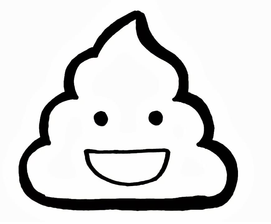 Coloriage Crotte Caca Emoji Imprimer Sur Coloriageenfant Com