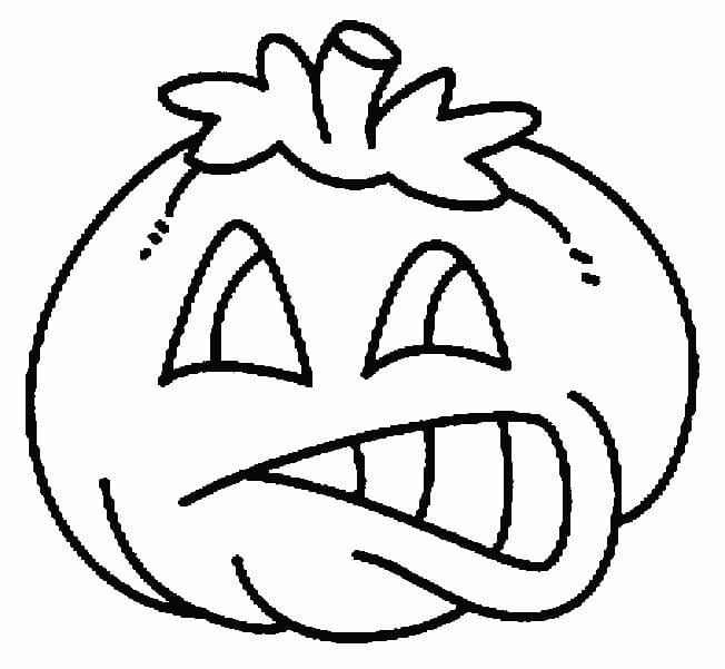 Coloriage Citrouille d'Halloween Drôle - télécharger et imprimer ...