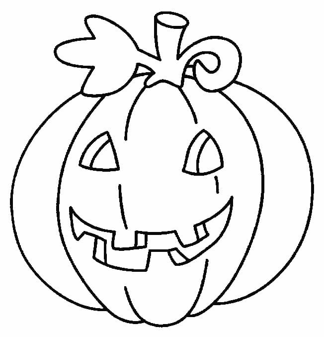 Citrouille d’Halloween Gratuite Pour les Enfants coloring page