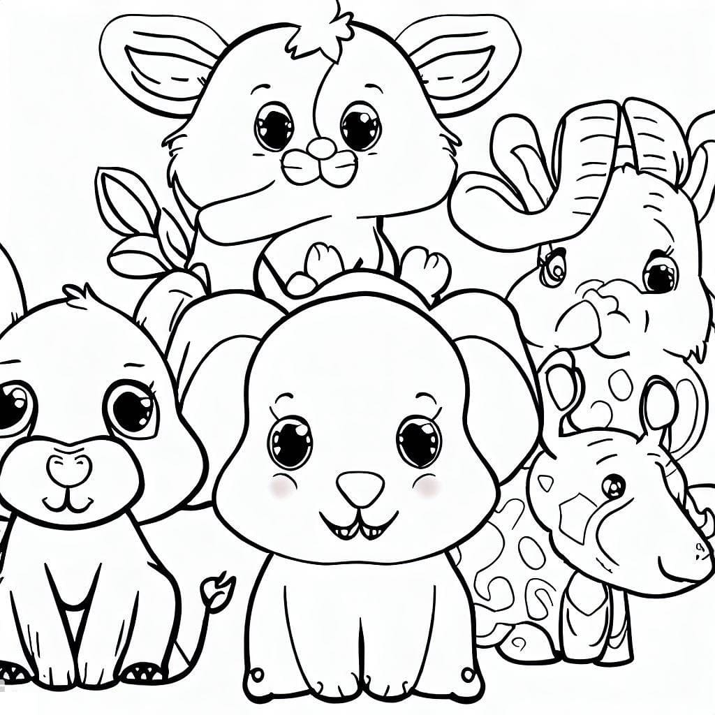 Coloriage Animaux Mignon Imprimer Sur ColoriageEnfant Com