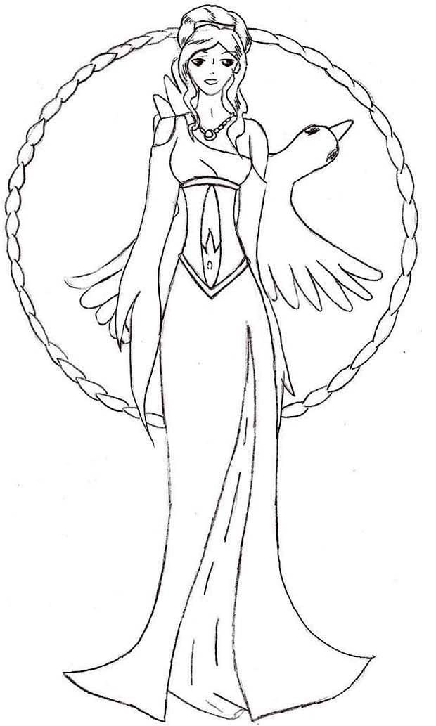 Dessin de Aphrodite coloring page