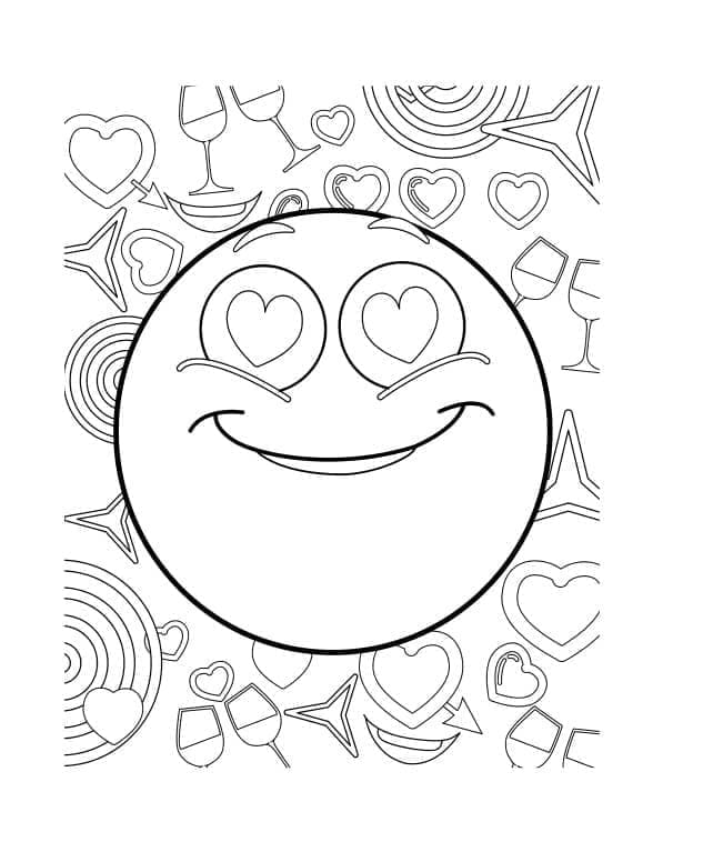 Dessin de Emoji Gratuit coloring page