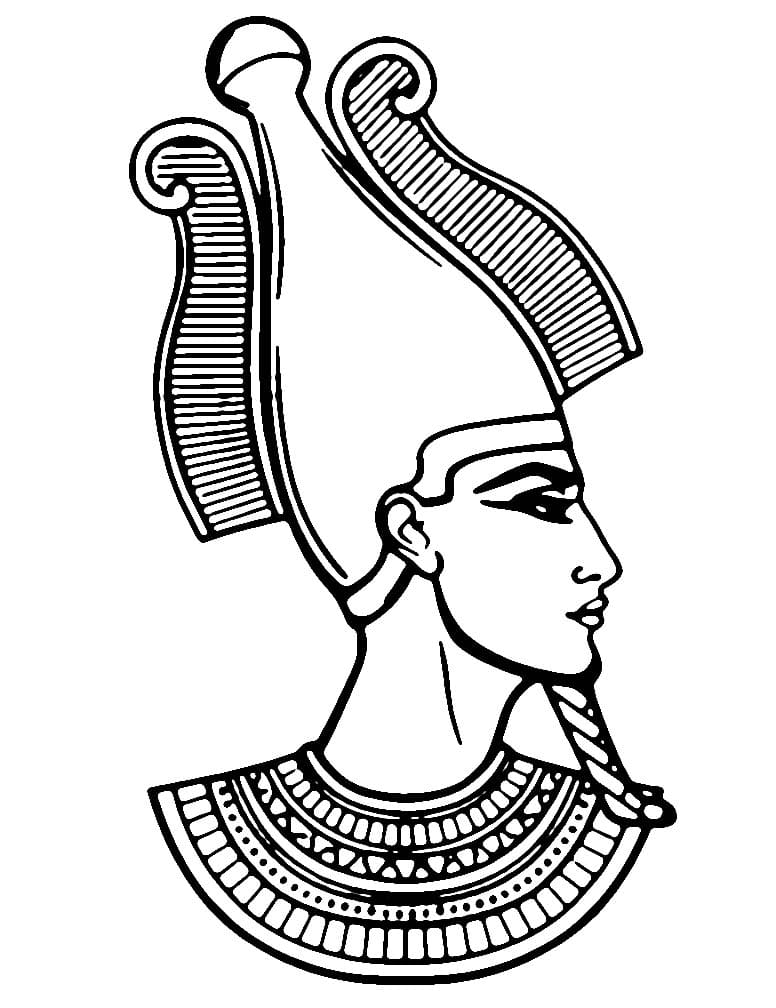 Coloriage Dessin de Osiris