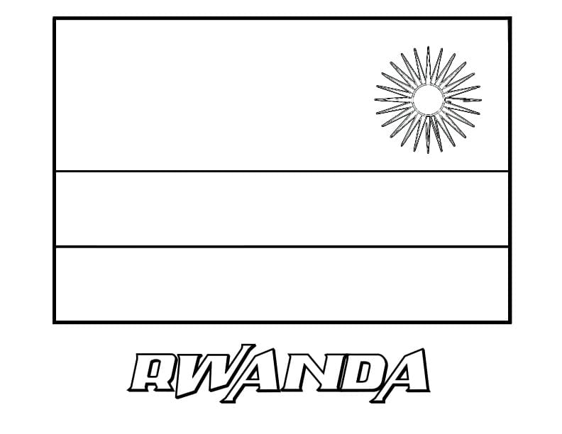 Coloriage Rwanda