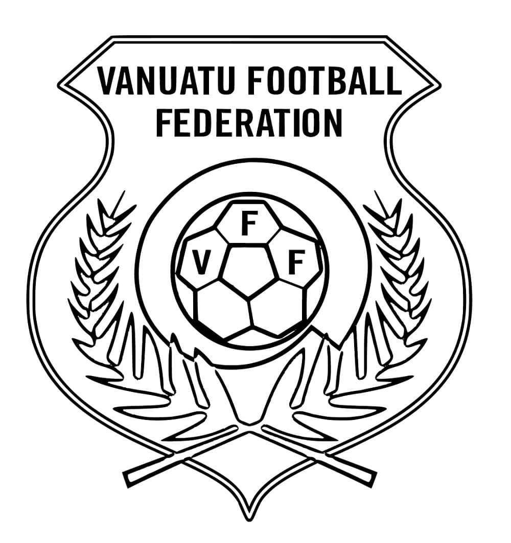 Fédération du Vanuatu de Football coloring page