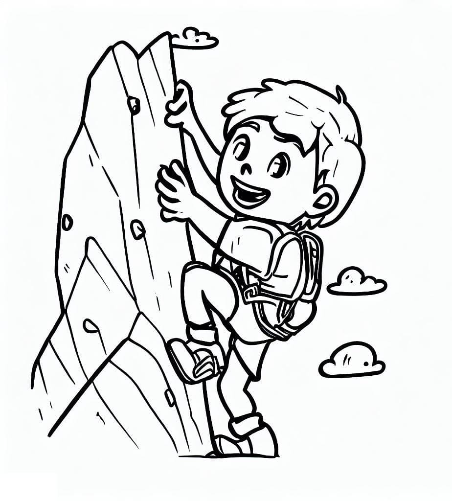 Coloriage Escalade Imprimer Sur ColoriageEnfant Com