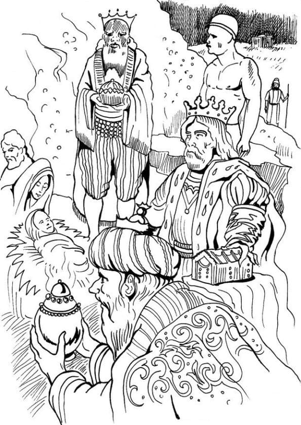 Image de Fête de l’Épiphanie coloring page
