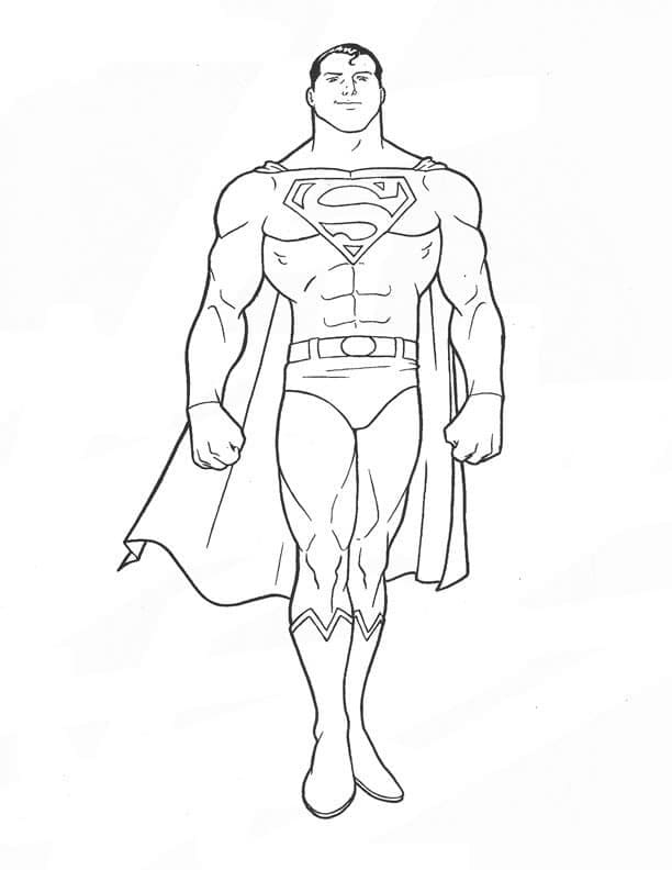 Coloriage Image de Superman