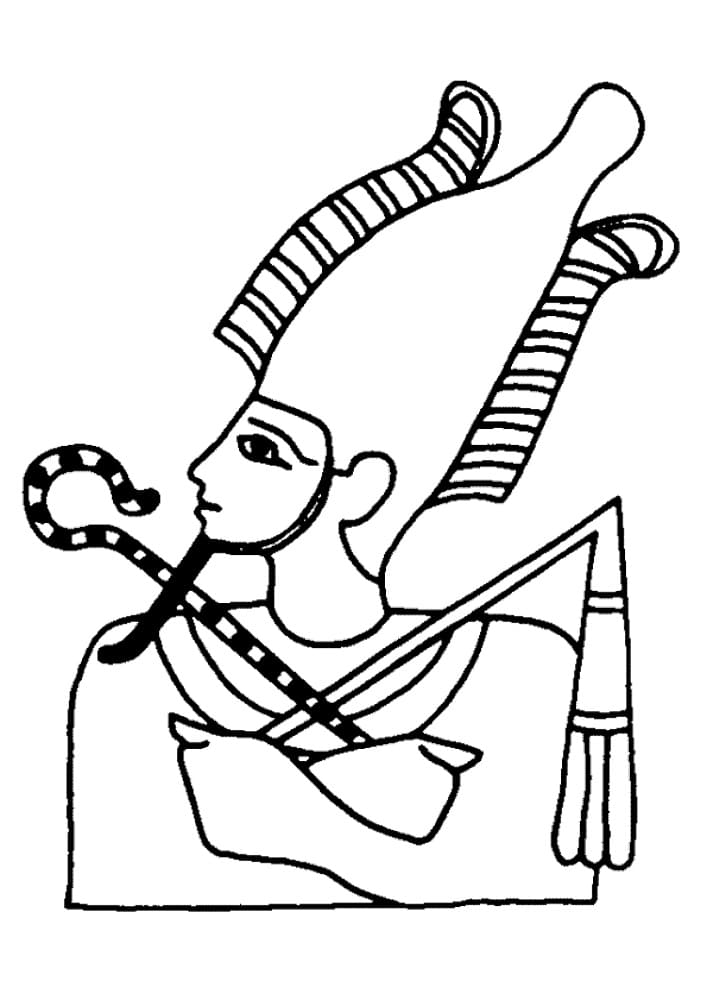 Coloriage Le Mythe du Roi Osiris