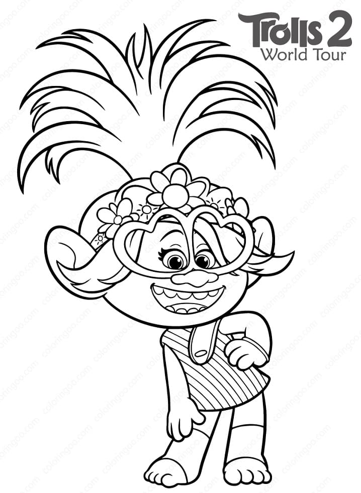 Les Trolls : Princesse Poppy  Coloriage trolls, Coloriage, Coloriage disney