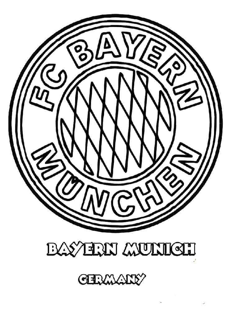 Logo Bayern Munich coloring page
