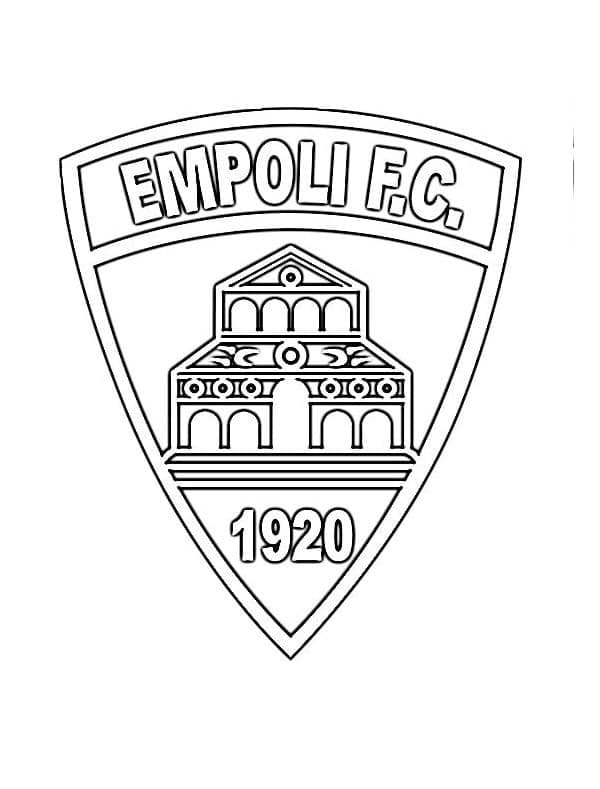 Logo Empoli FC coloring page