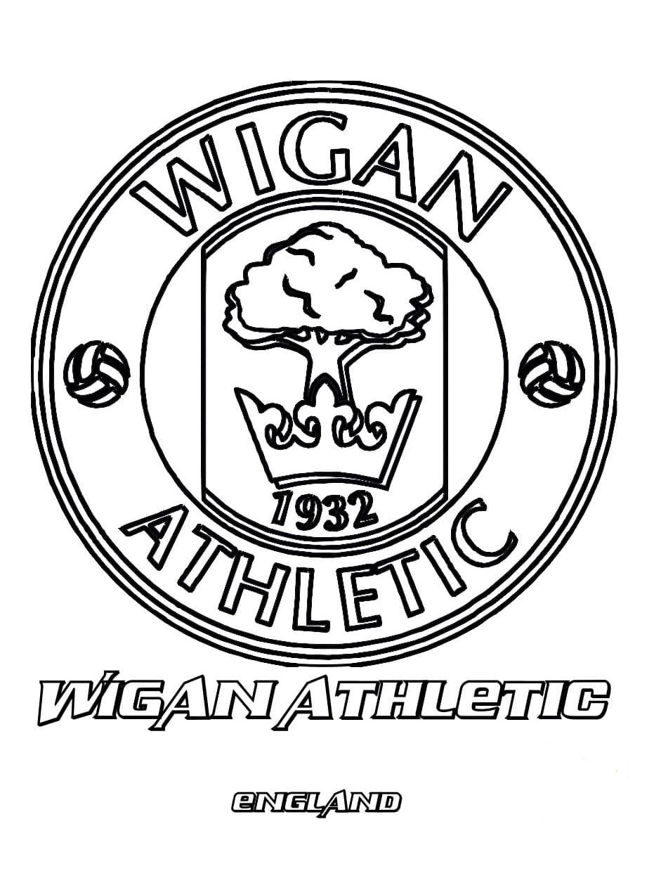 Coloriage Logo Wigan Athletic