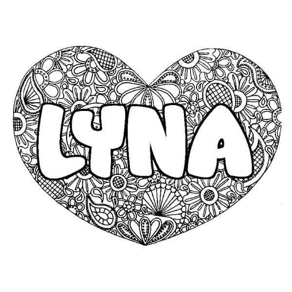 Coloriage Lyna 1
