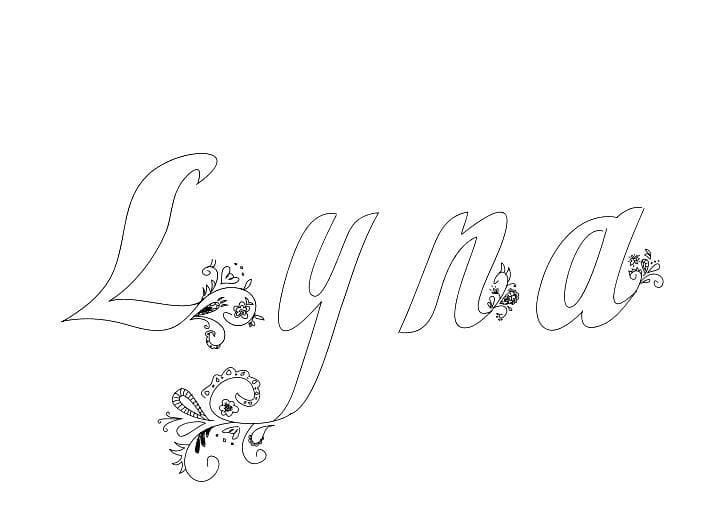 Coloriage Lyna 4