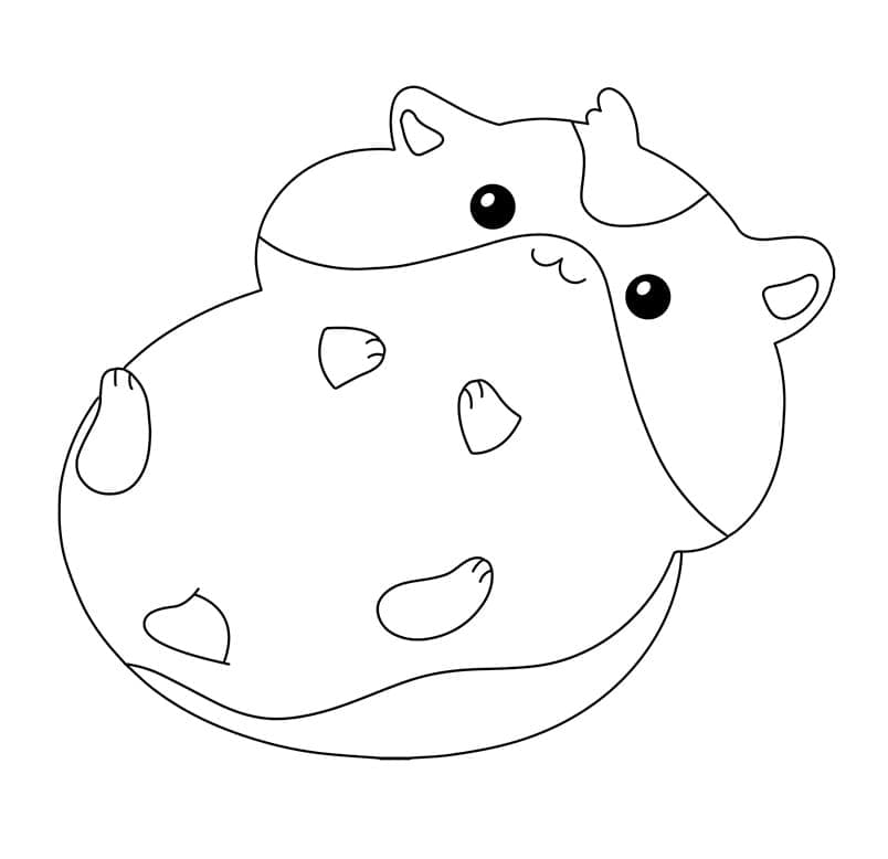 Petit Hamster coloring page