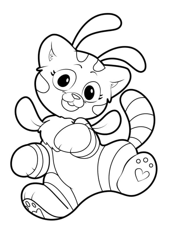 Coloriage Poppy Playtime Cat Bee