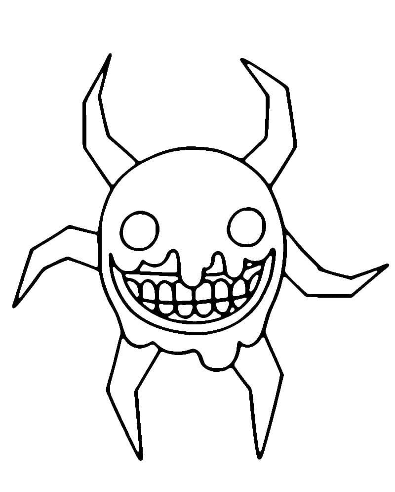 Roblox Doors Screech coloring page