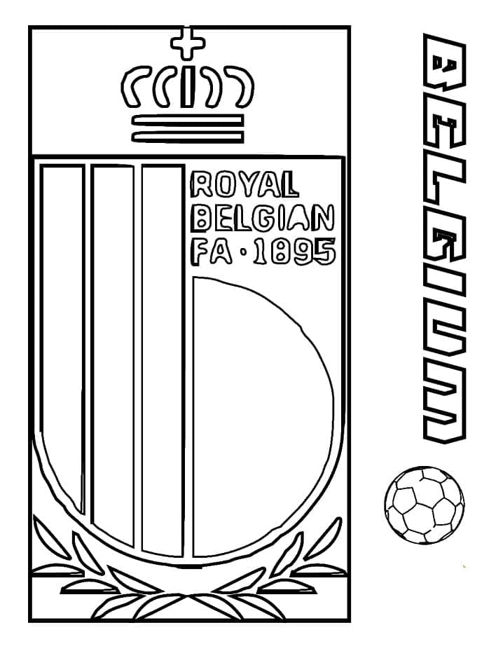 Coloriage Royale Belge des Sociétés de Football