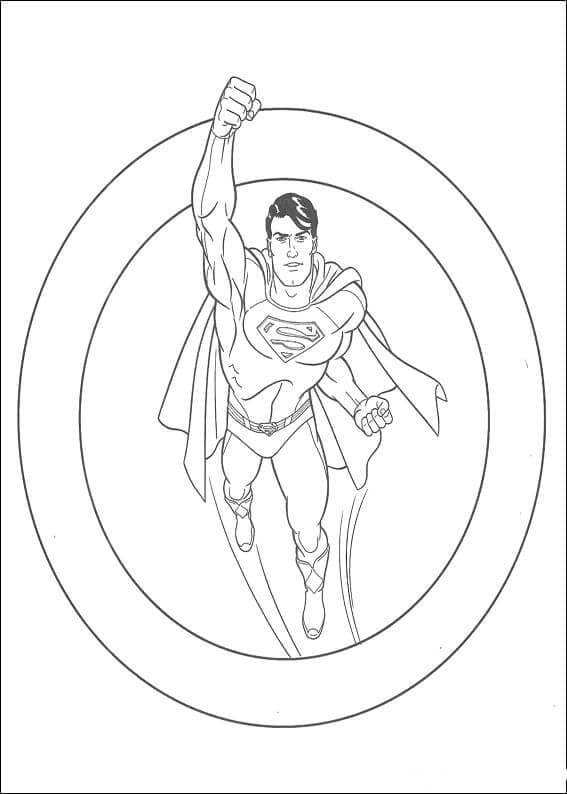 Superman Gratuit Pour les Enfants coloring page