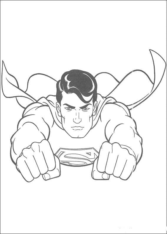 Superman Gratuit coloring page