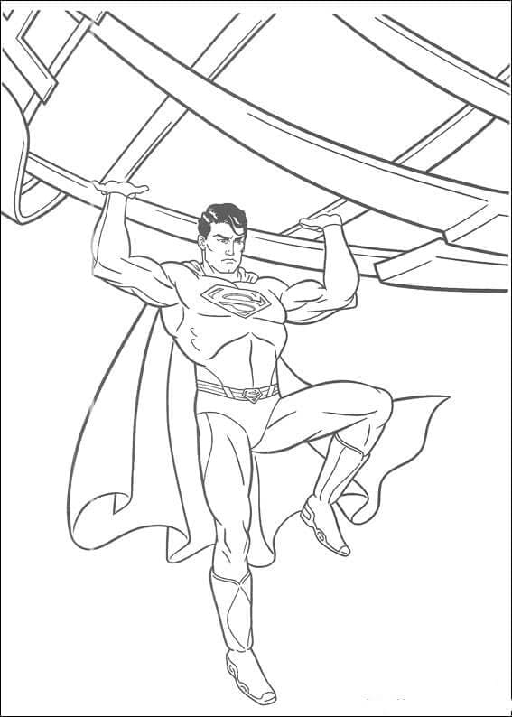 Superman Pour les Enfants coloring page