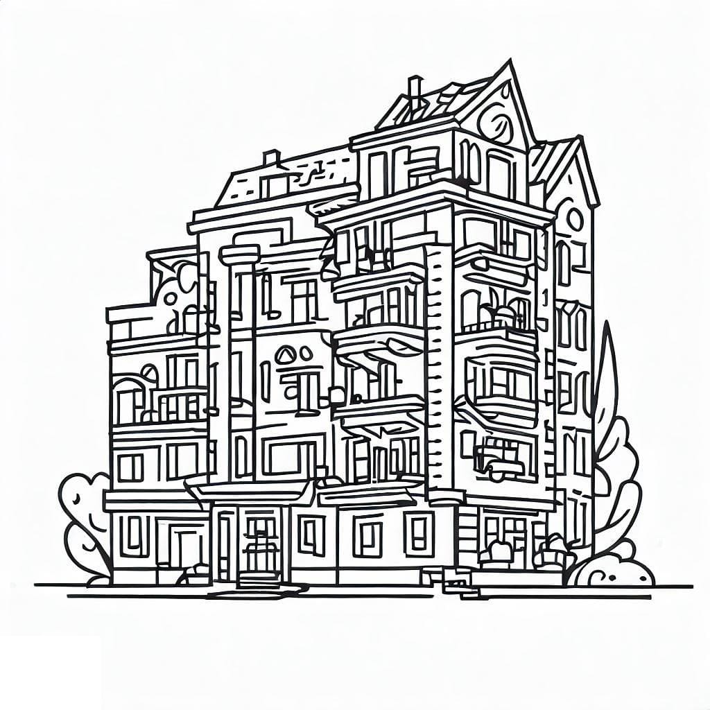 Un Appartement coloring page