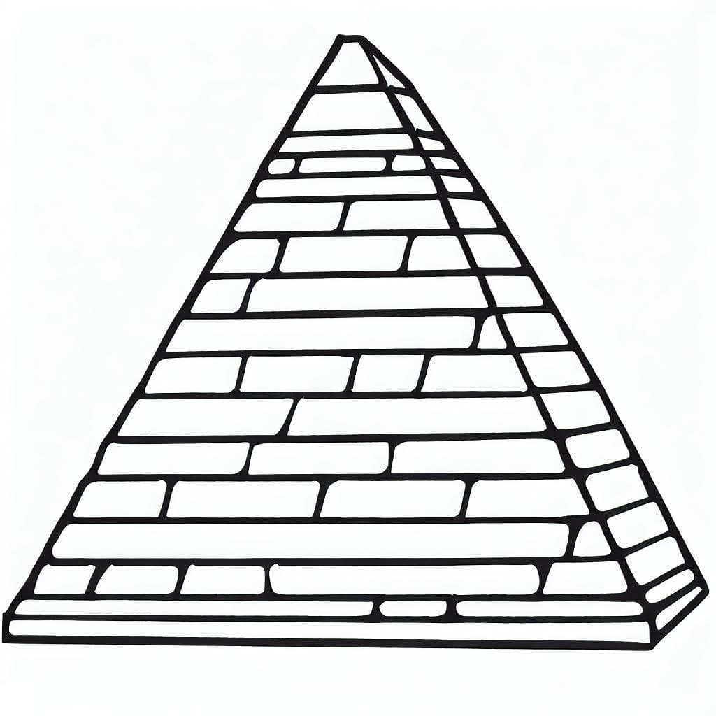 Coloriage Une Pyramide