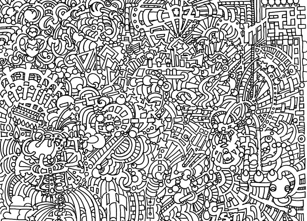 Whacka Doodle Art coloring page