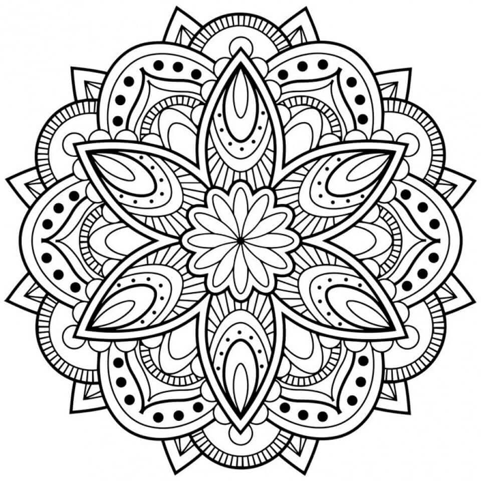Abstrait 13 coloring page