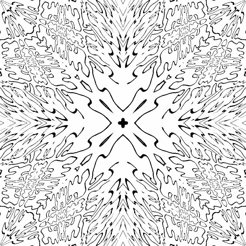 Abstrait 7 coloring page