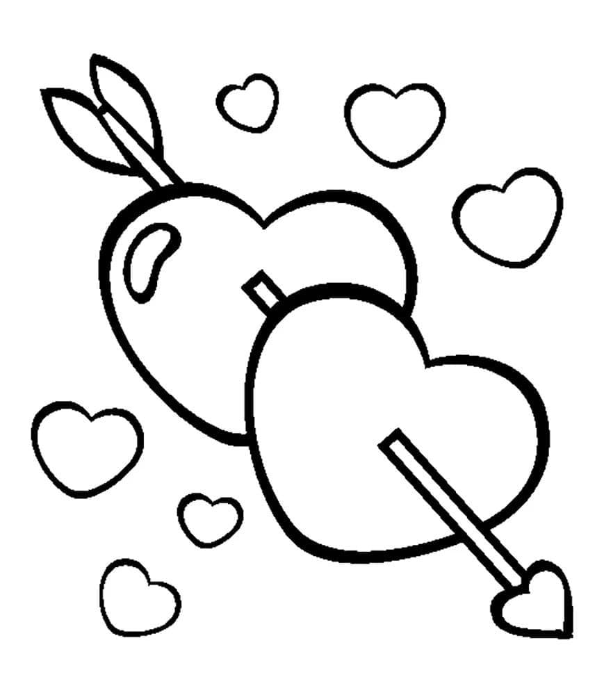 Amour Adorable coloring page