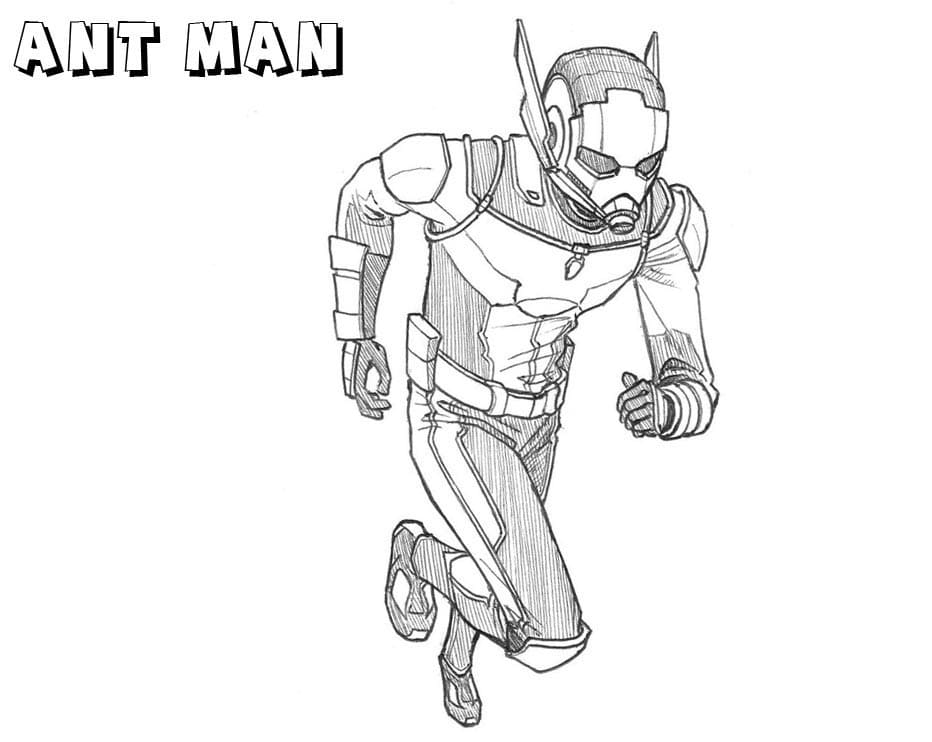 Coloriage Ant-Man Super-héros