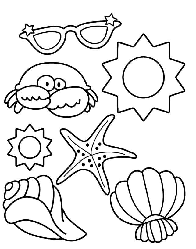 Août Pour Enfants coloring page