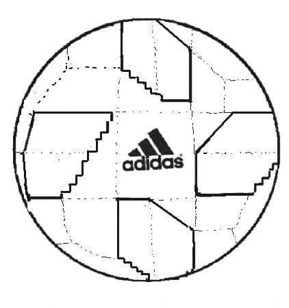 Coloriage Ballon de la Coupe du Monde