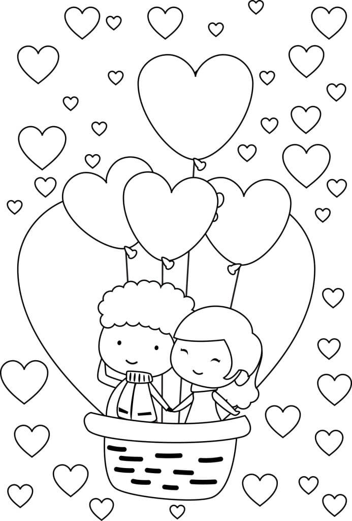 Bel Amour coloring page