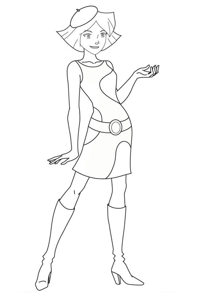 Belle Clover coloring page