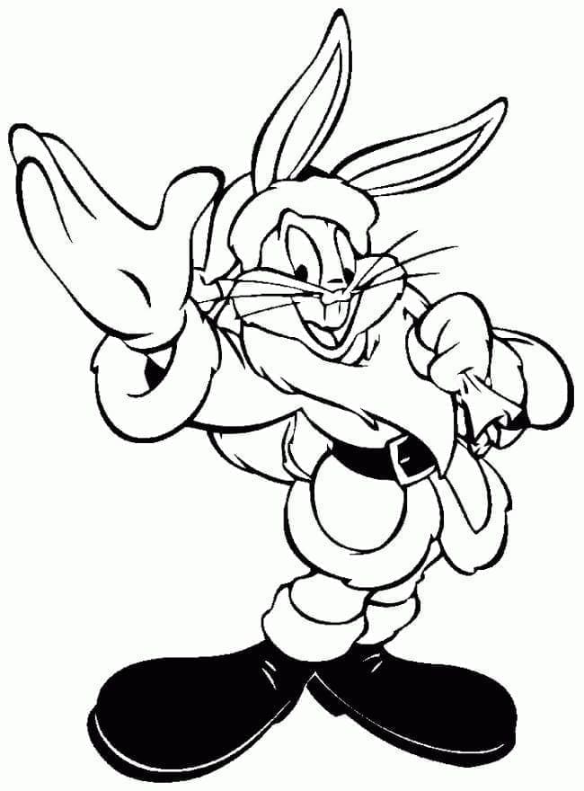 Coloriage Bugs Bunny de Looney Tunes