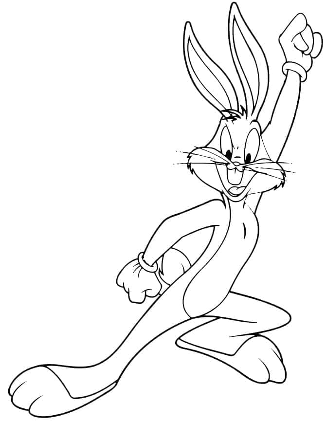 Bugs Bunny Gratuit Pour les Enfants coloring page