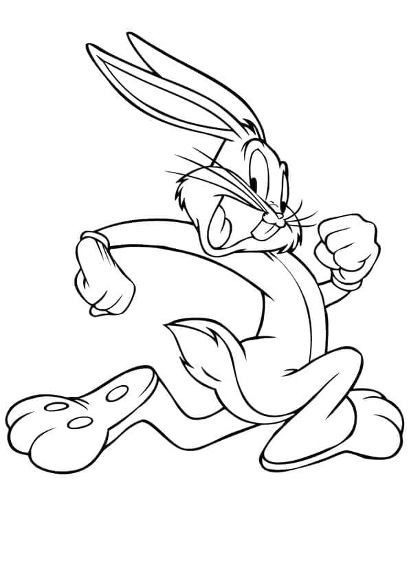 Coloriage Bugs Bunny Pour les Enfants