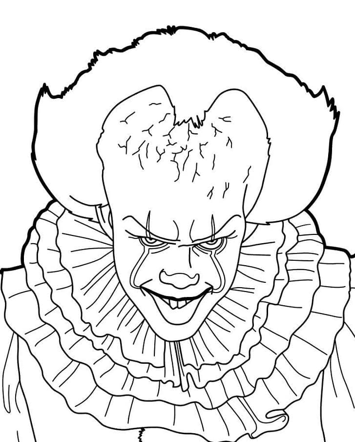 Ça Effrayant coloring page
