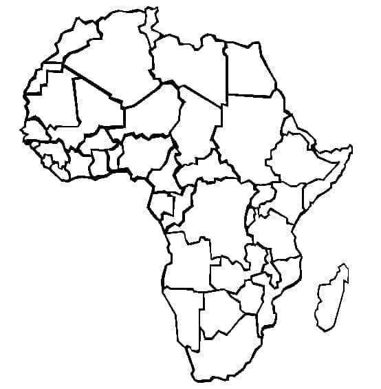 Coloriage Afrique