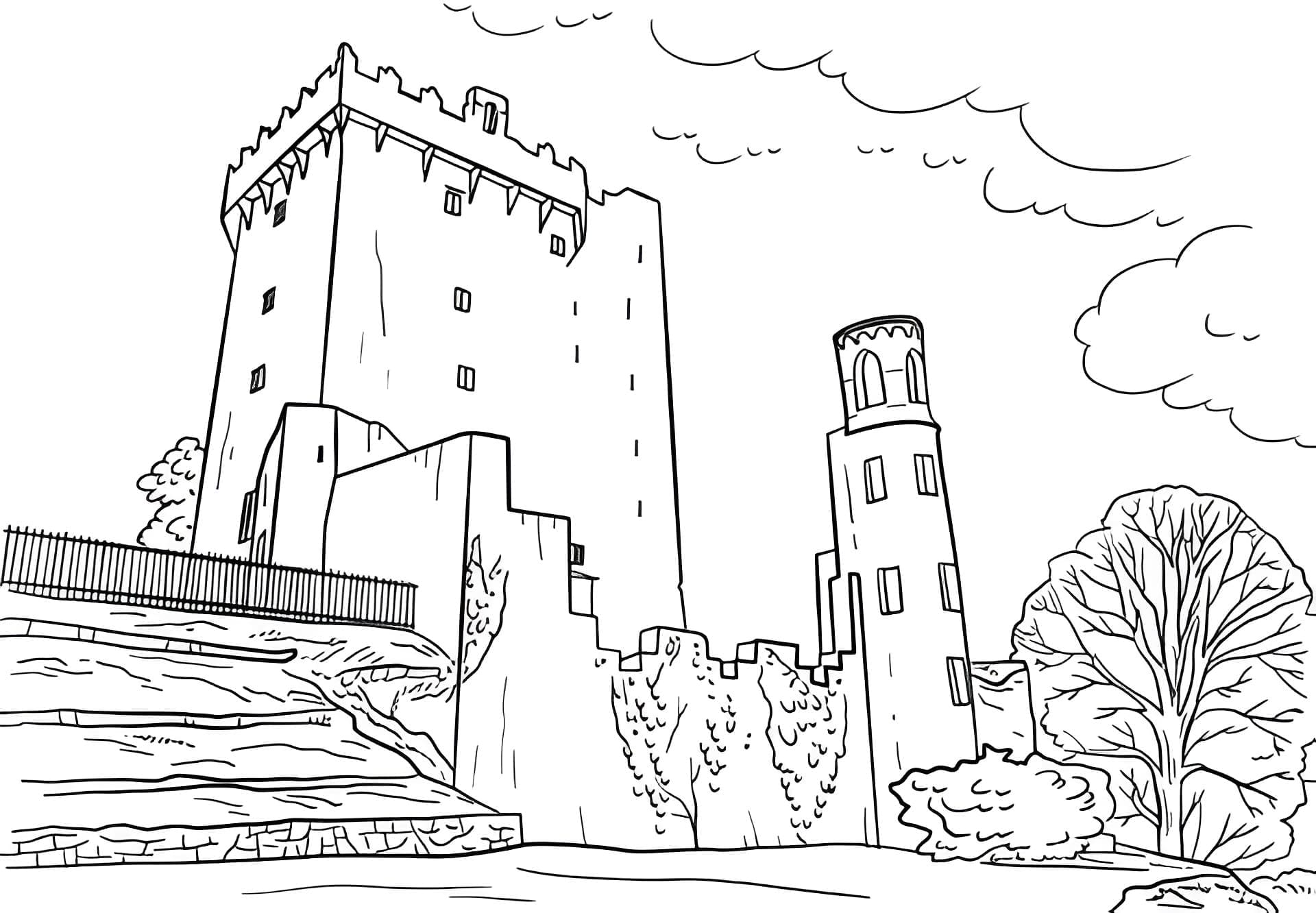 Château de Blarney coloring page